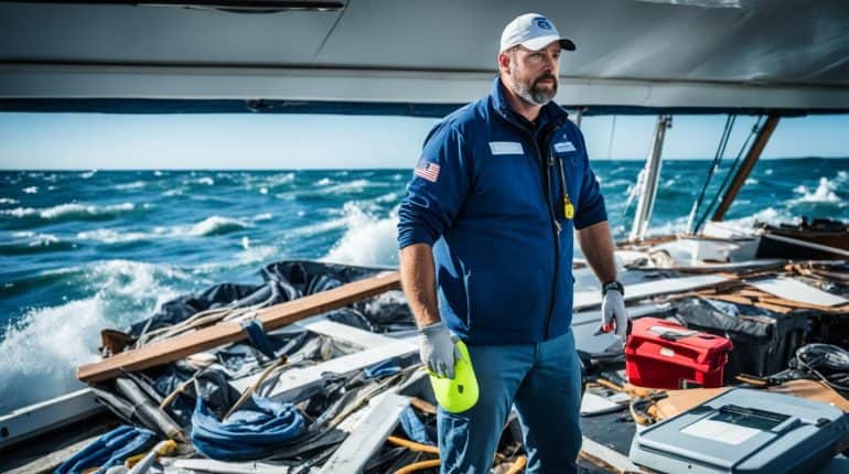 Boating accident immediate response