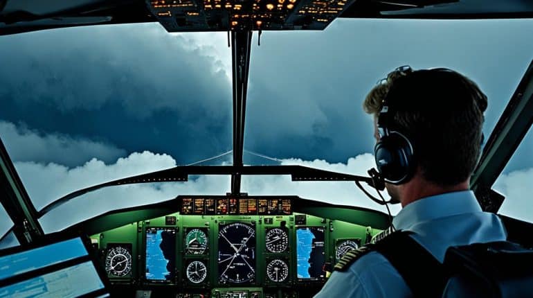 Pilot strategies for weather preparations in thunderstorms